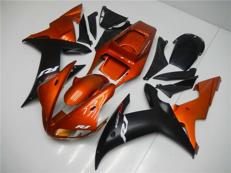 Amotopart 2002-2003 Yamaha YZF R1 Fairing Orange Fairing Kit