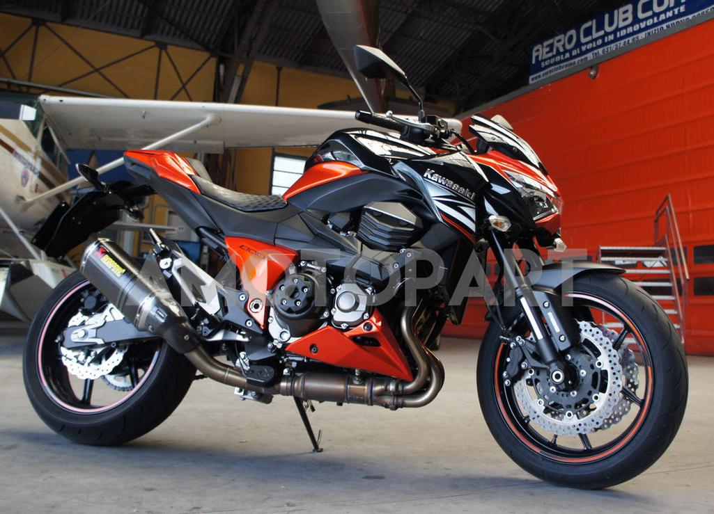 Amotopart 2013-2018 Kawasaki Z800 Dark Orange Fairing Kit