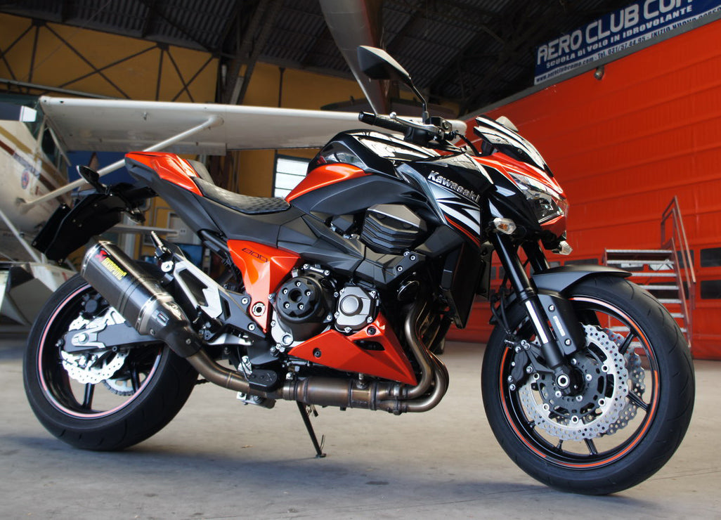 Amotopart 2013–2018 Kawasaki Z800 Dunkelorange Verkleidungsset