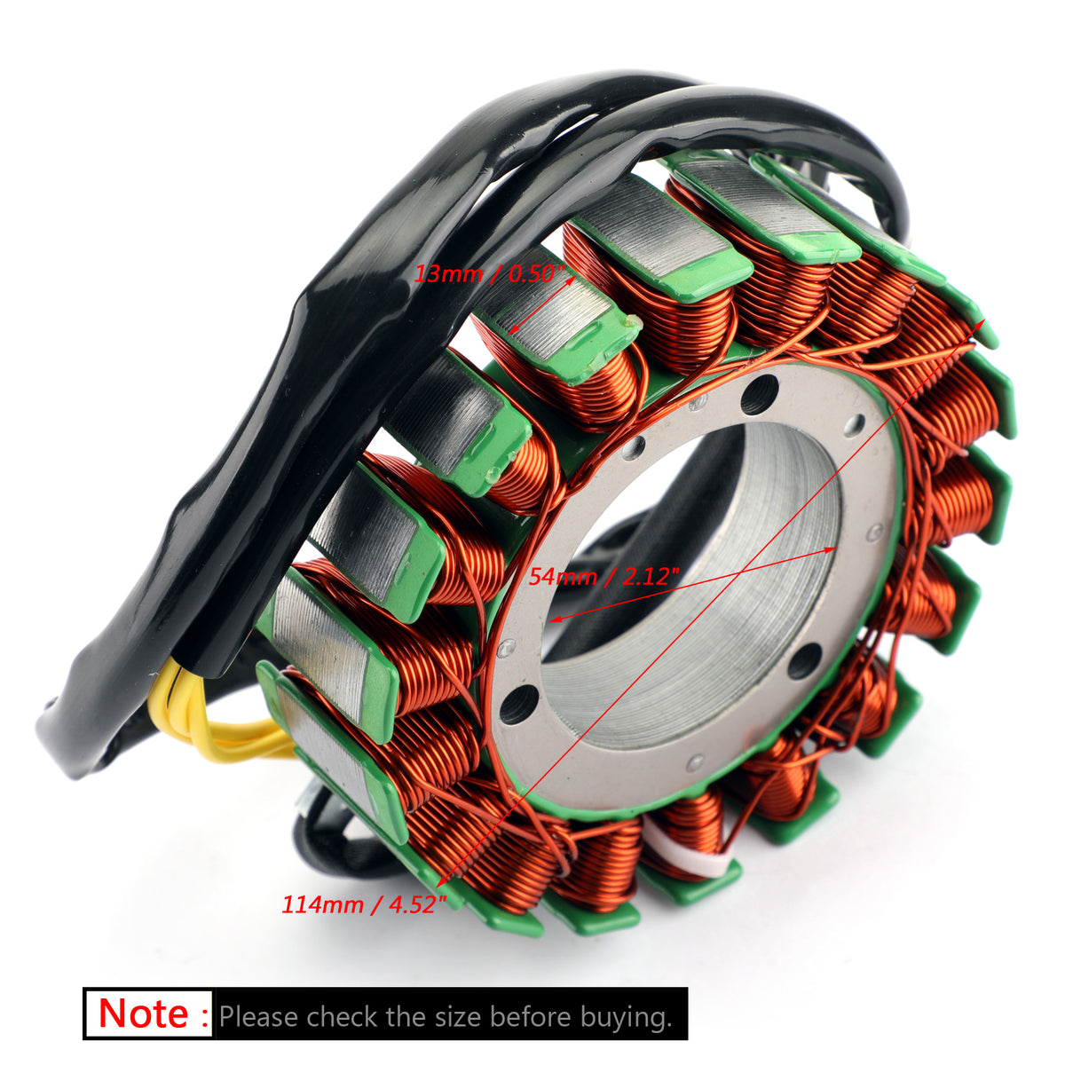 Bobine de Stator 18 pôles pour Honda VTR1000F Firestorm/Superhawk 1997-2003/2005-2006 via fedex