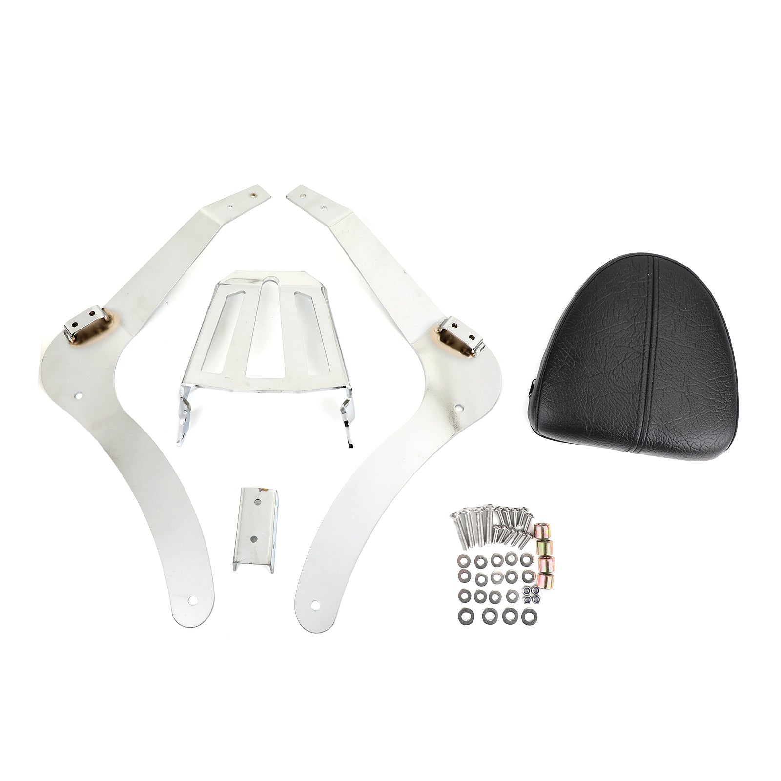 14-20 Indian Scout Pasajero Sissy Bar Respaldo Portaequipajes Cromo Genérico