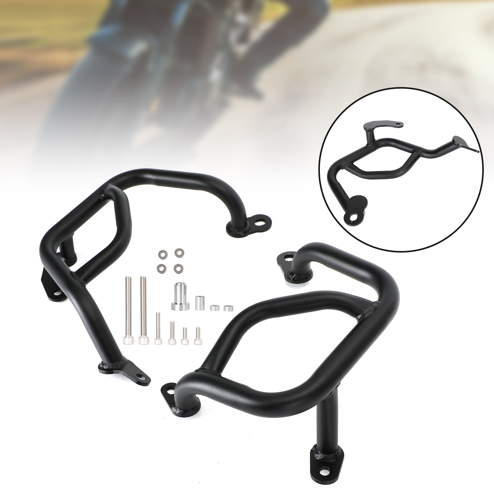 Lower Engine Guard Frame Crash Bar Steel Fit For Bmw F900Xr F 900Xr 20-22 Silver Generic