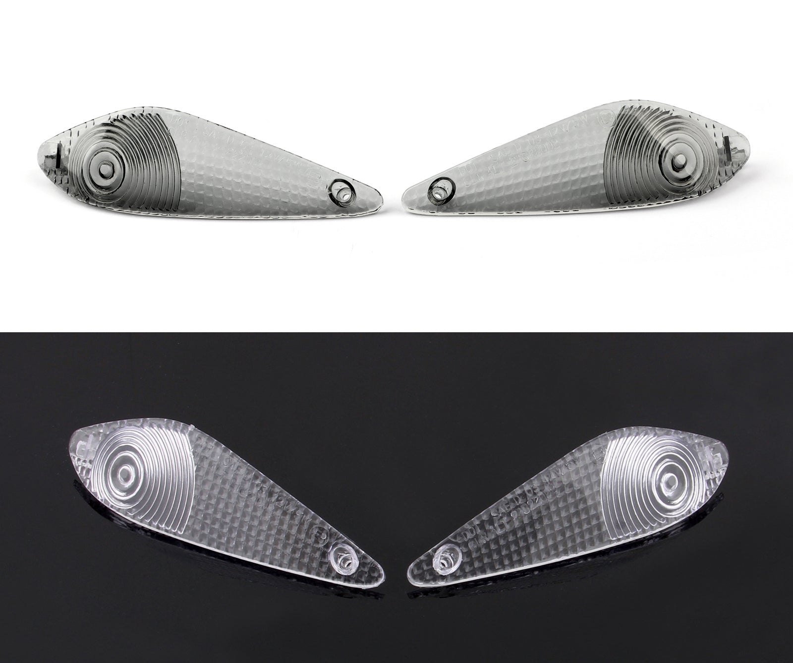 Lentes de intermitentes delanteros para MV Agusta Strada F4 F1000 Brutale 2001-2009