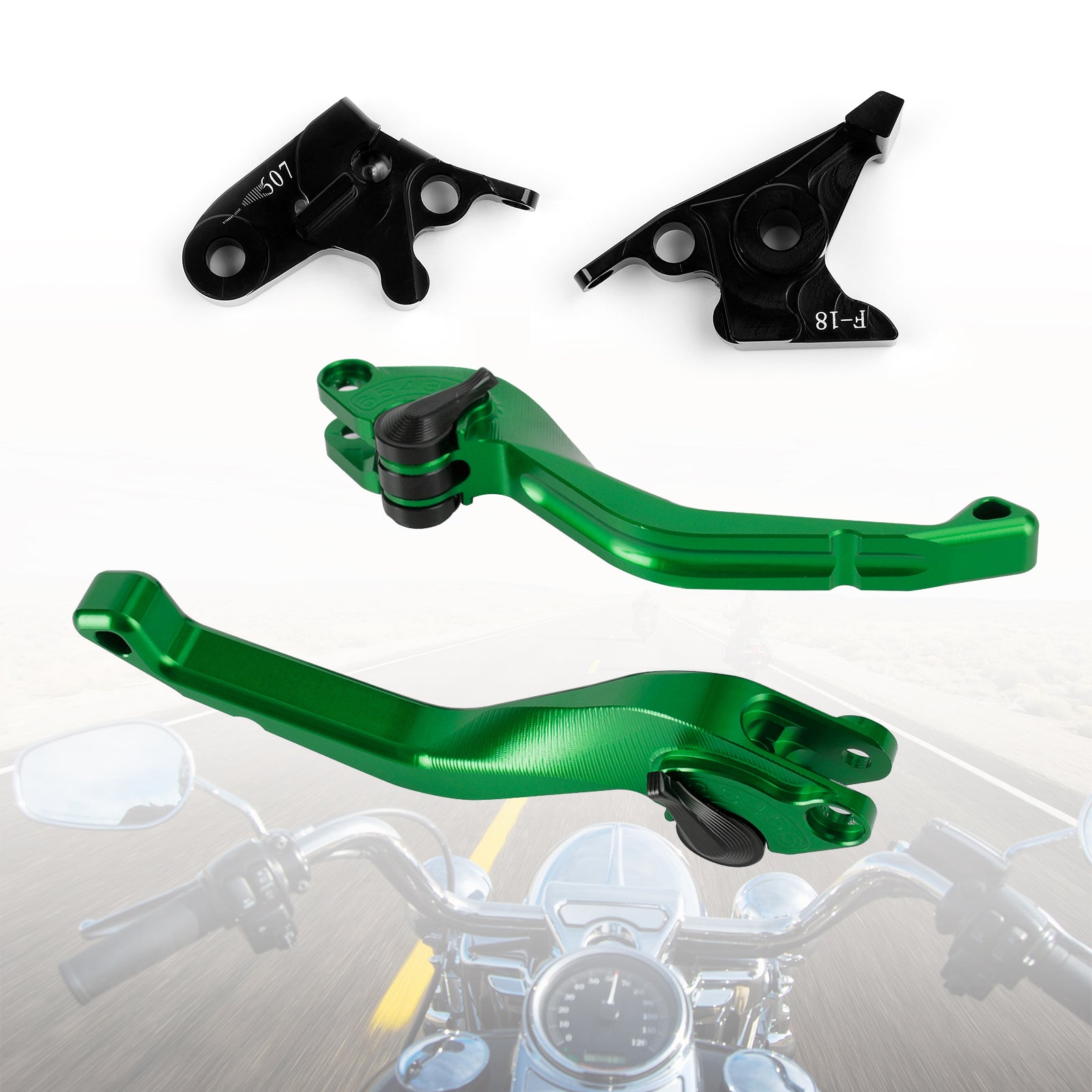 Leva freno frizione corta CNC adatta per Honda CBR600F CB600F Hornet CBF600/SA