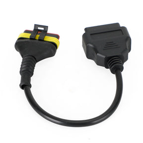 OBD2 6-poliges Diagnose-Codeleser-Adapter-Scannerkabel für Benelli-Motorräder