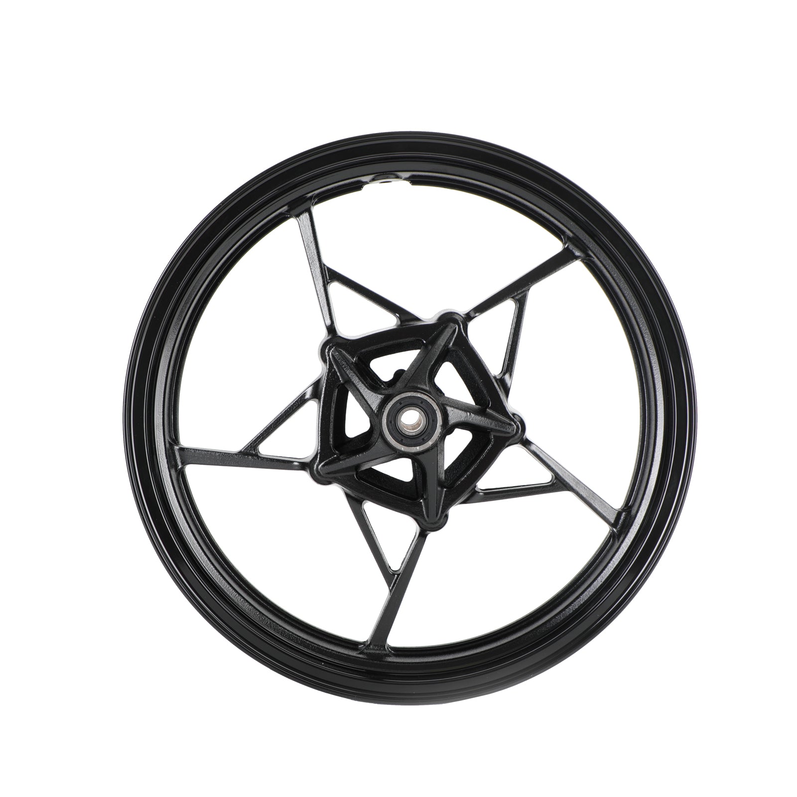 18-23 Kawasaki EX400G Ninja 400 / ABS / Z400 Glossy Black Front Wheel Rim