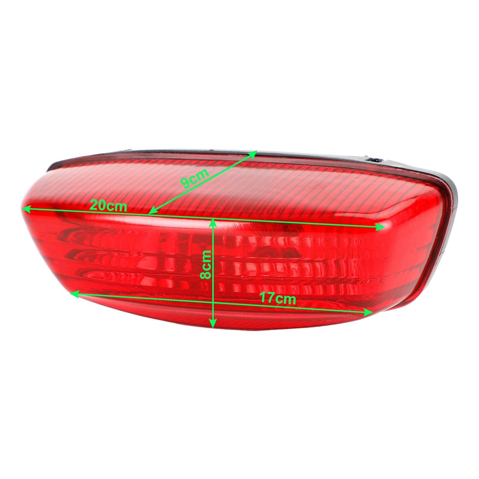 Feu arrière de frein arrière, lentille rouge, pour Suzuki LTF 250 Ozark LT-Z250 LTZ 400 Z LT-F générique