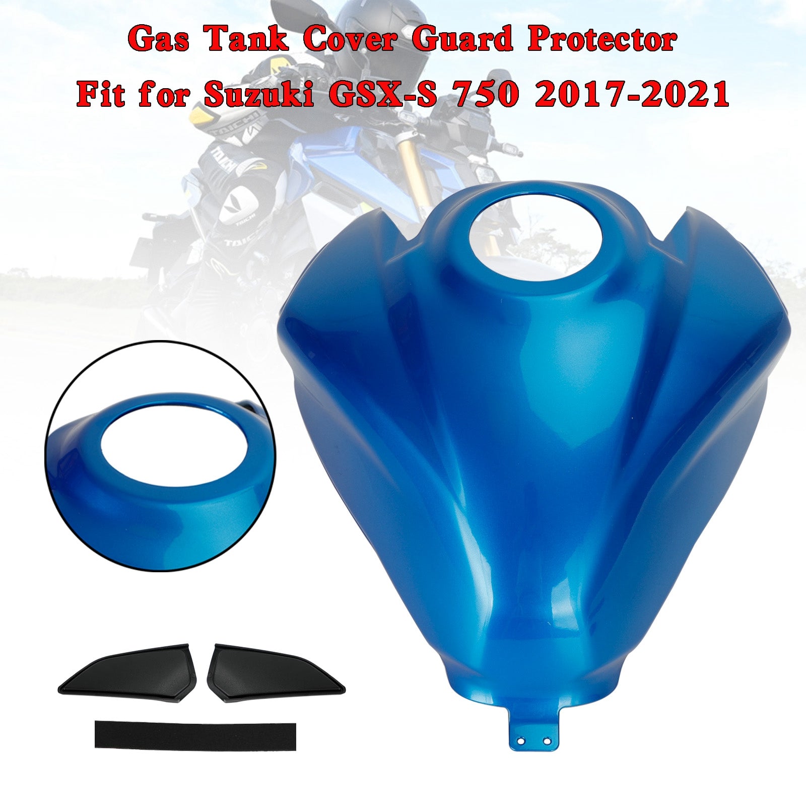 Protector de cubierta de tanque de gasolina Suzuki GSX-S 2017-2021 GSXS 750