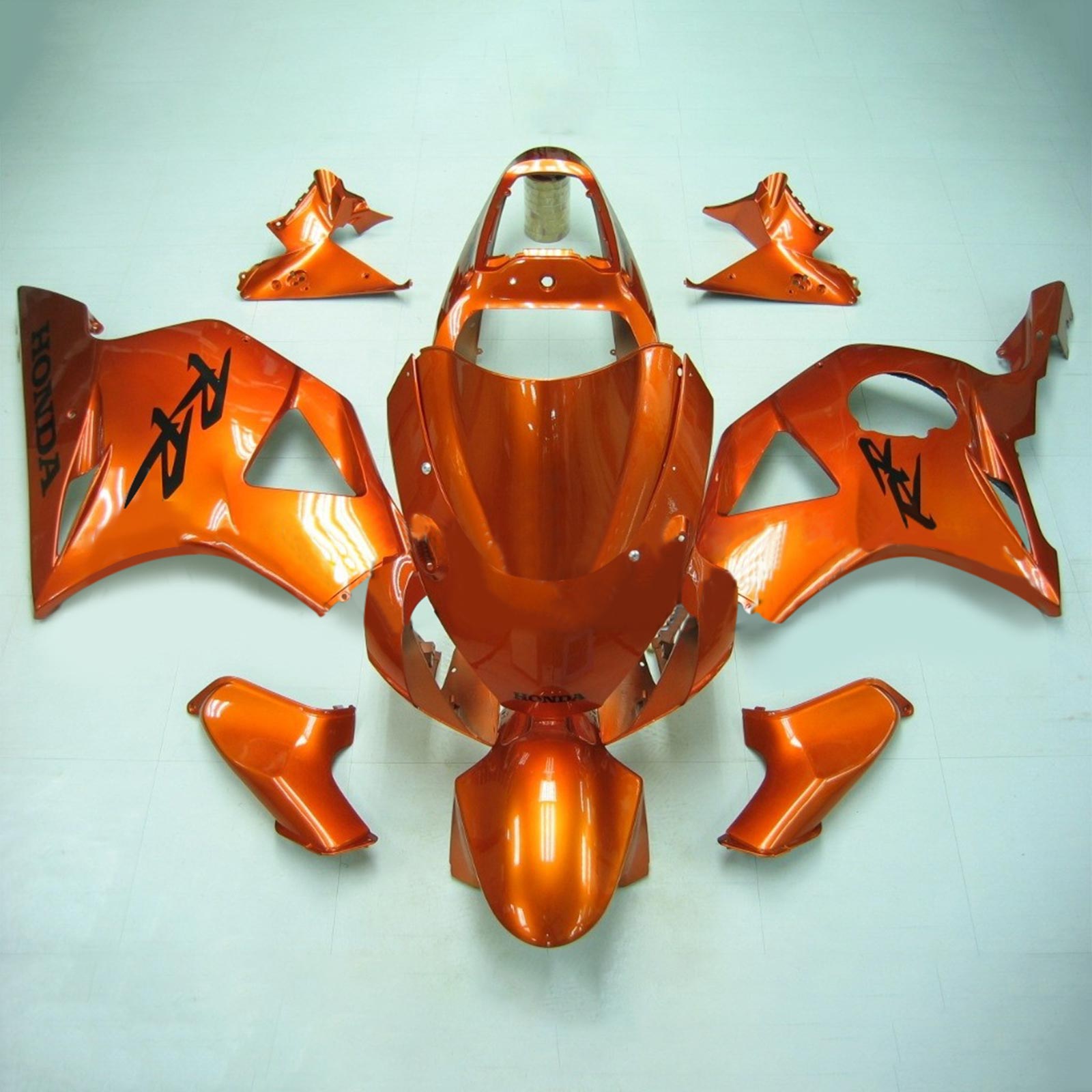 Amotopart Honda CBR954 2002-2003 Dark Orange Fairing Kit