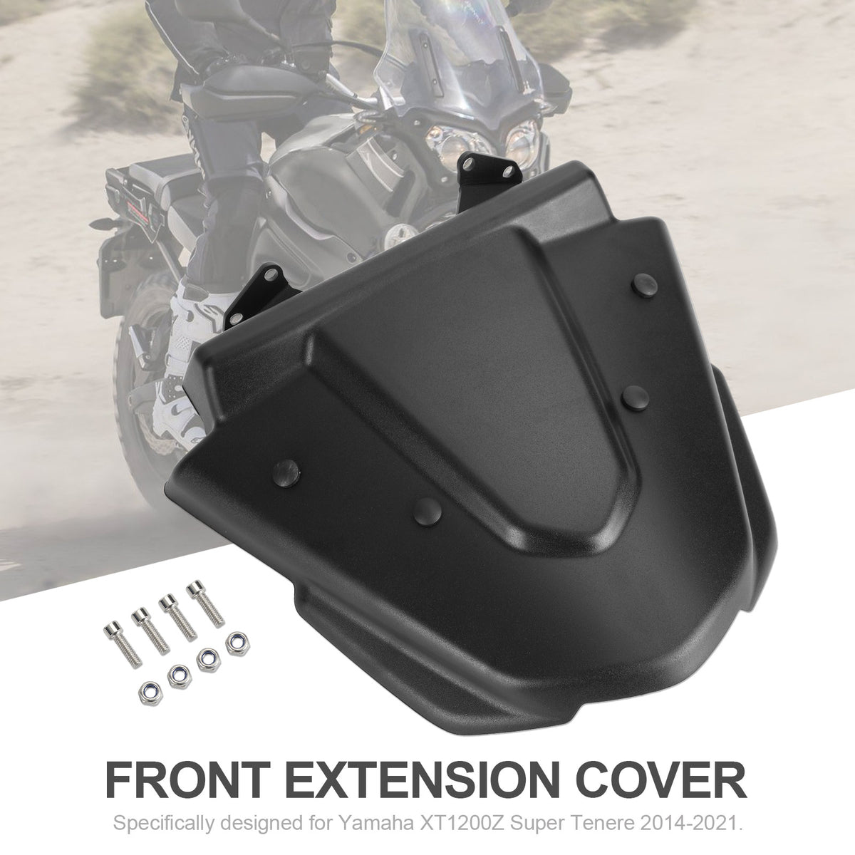Estensione parafango copertura becco anteriore cono per Yamaha XT1200Z 2014-2021 generico