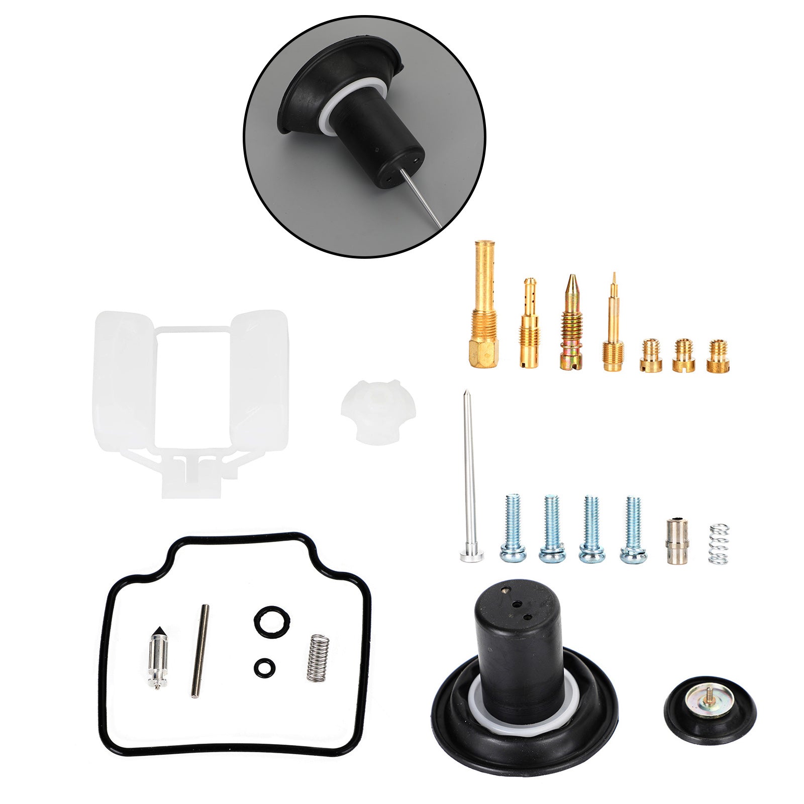 Kit de reconstrucción de carburador compatible con Honda CN/CH250 Helix/FUSION 250 Big ship22