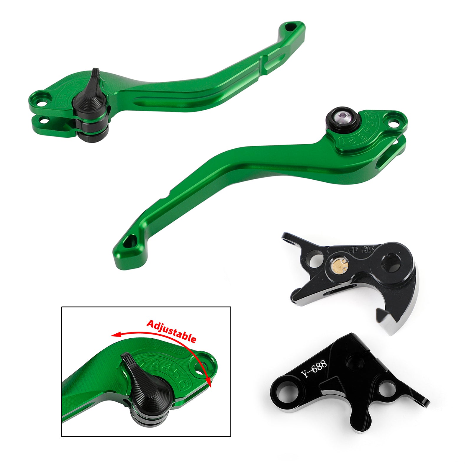 CNC Short Clutch Brake Lever fit for Yamaha YZF R1 R1S R6  MT-09/SP Tracer