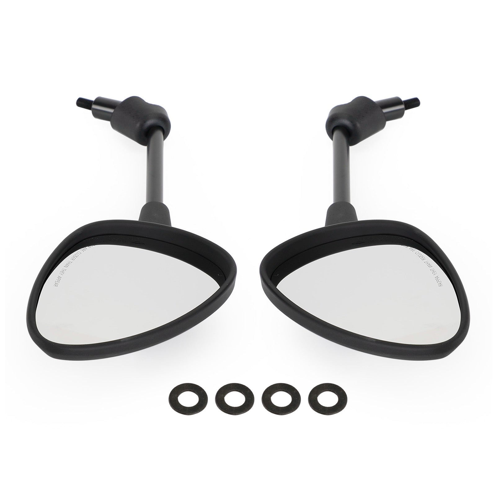 Mirror PAIR Black For Vespa GTS HPE, Sprint, Primavera, 50, 125, 150, Elettrica