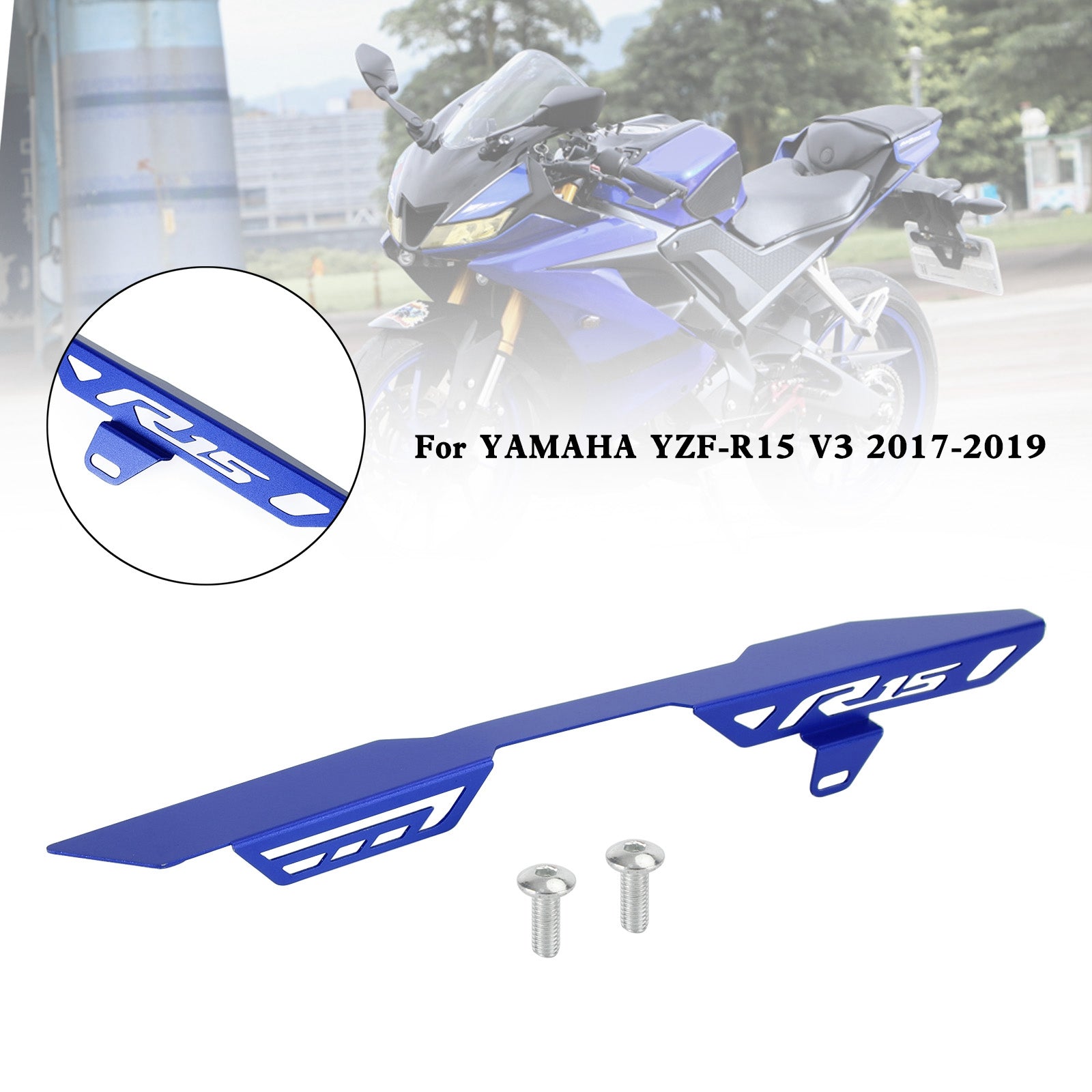 Kettenrad-Kettenschutz-Schutzabdeckung für Yamaha YZF R15 V3 2017–2019