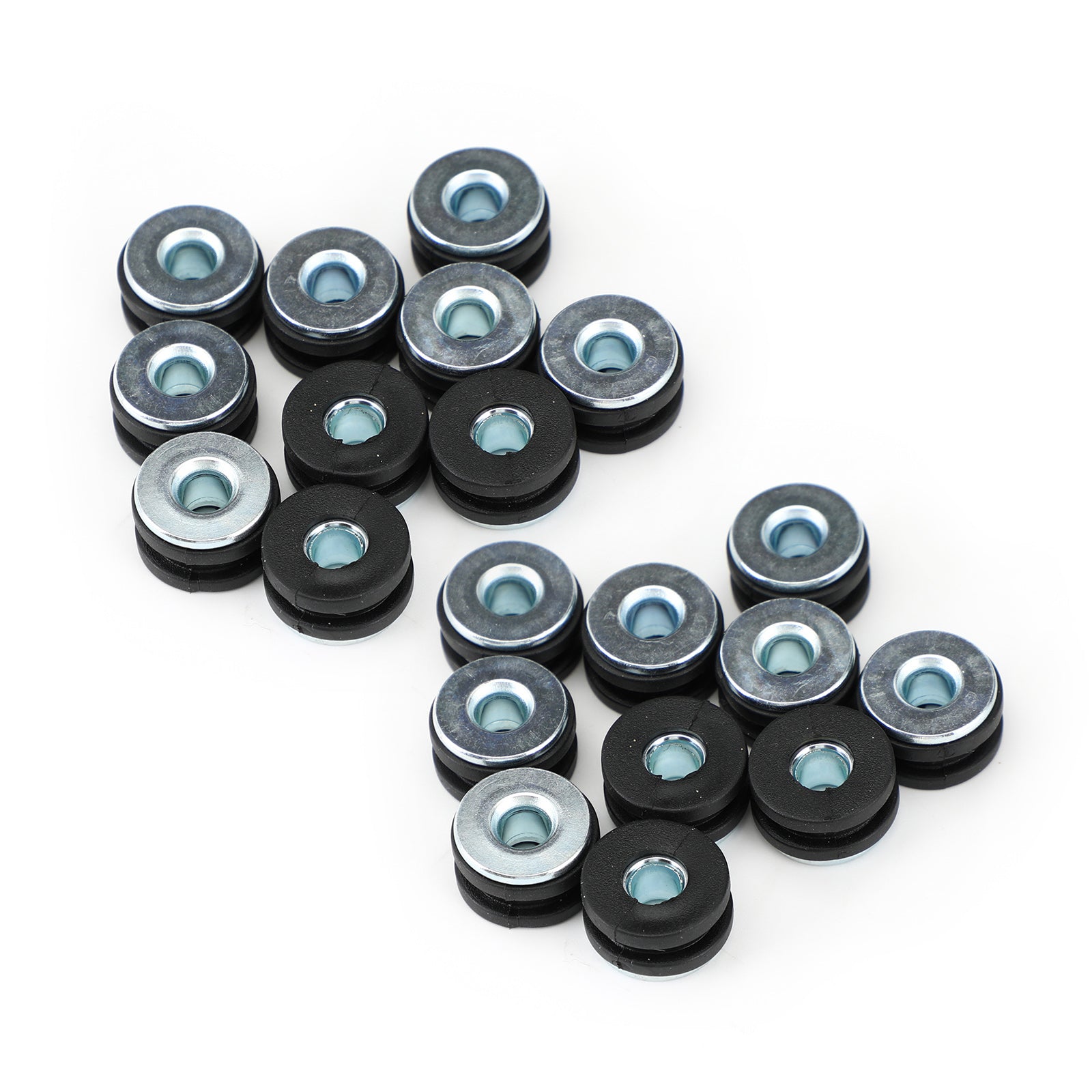 20 Pack Motorcycle Rubber Grommets Assortment Fit for Suzuki Fairing Universal