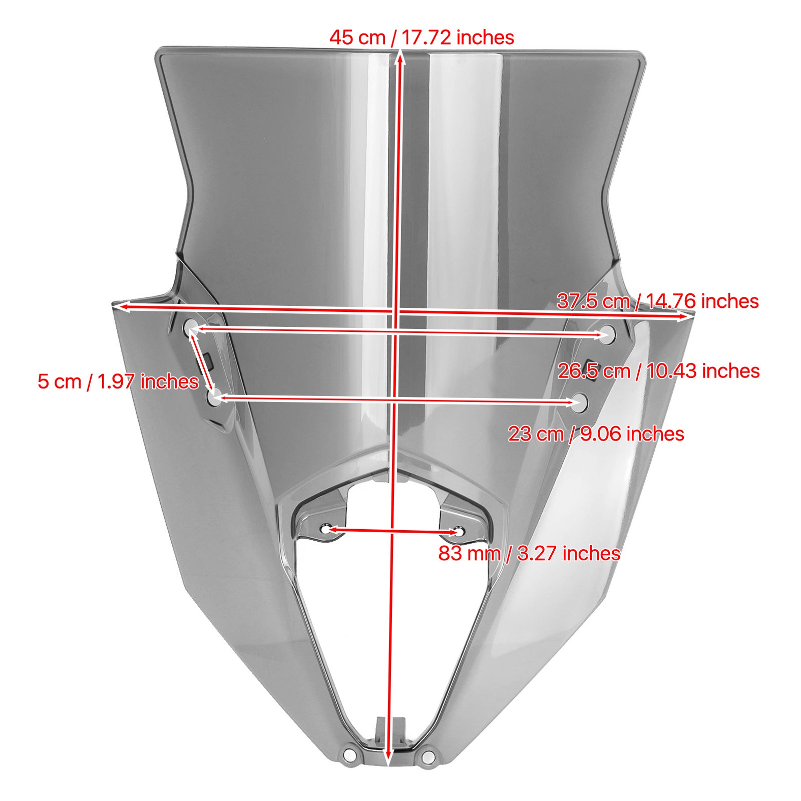 Kawasaki NINJA 650 ER6F 2020-2022 Pare-Brise Générique