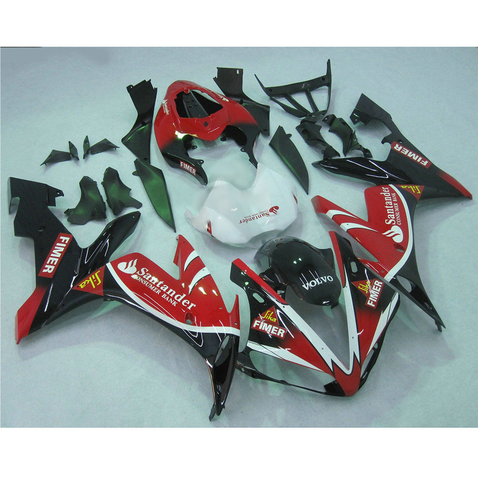 Amotopart 2004-2006 Yamaha YZF-R1 Red Fairing Kit