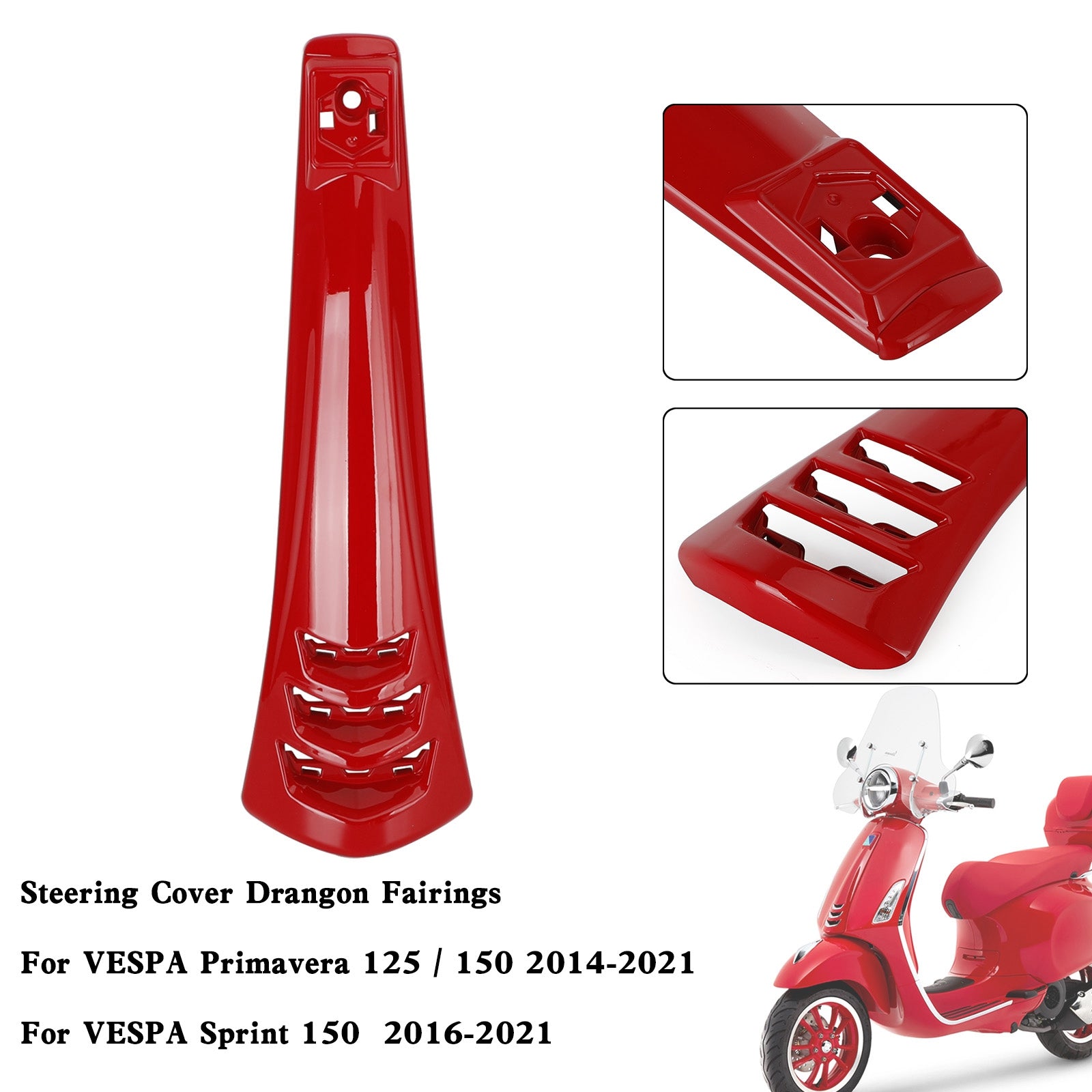 Carenado de cubierta de bocina de dirección para VESPA Sprint Primavera 125/150 2014-2021