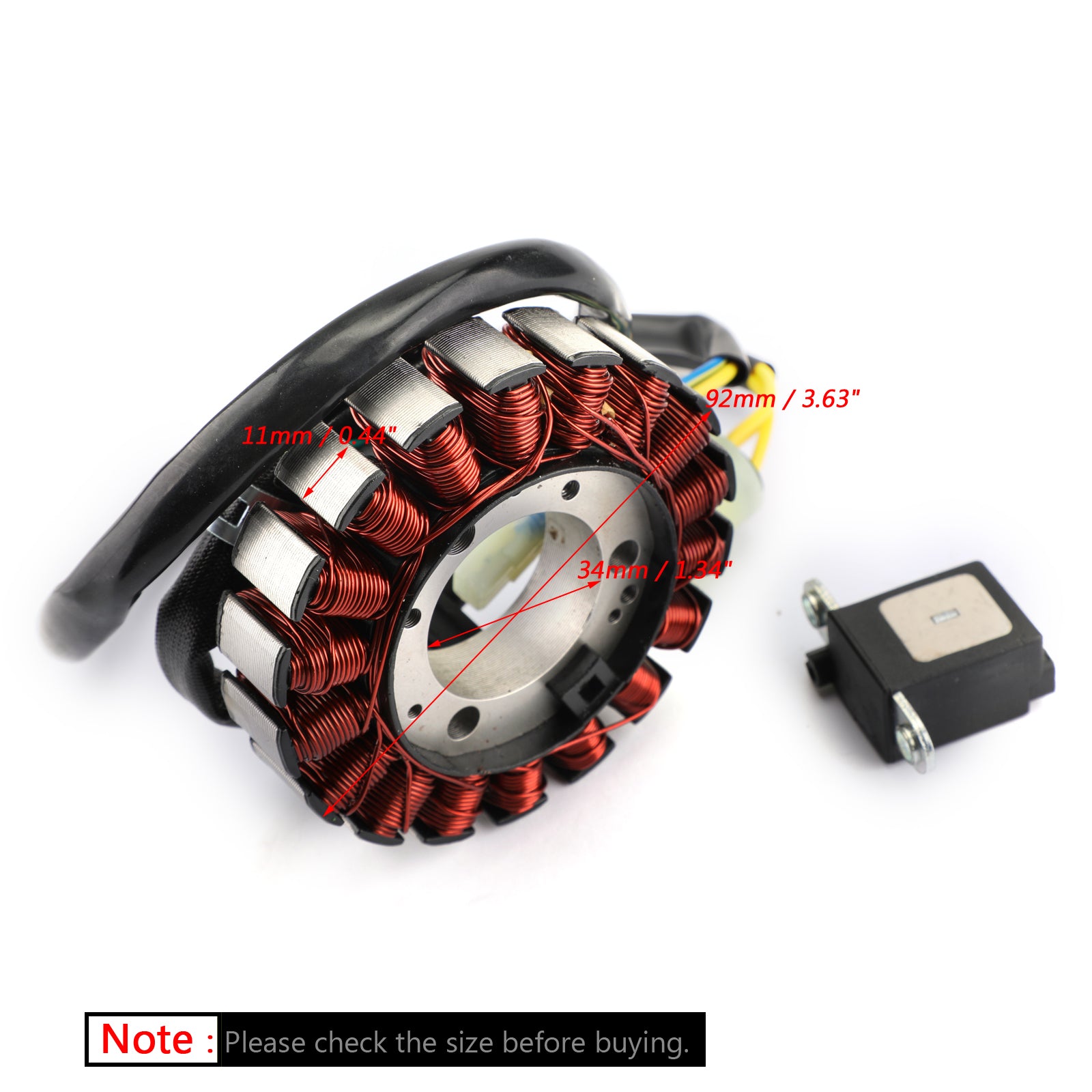 Bobine de Stator de moteur de générateur magnétique adaptée à Honda TRX300 FOREMAN X4/4X4 1988 – 2000 BigRed FourTrax 300 1988-2000