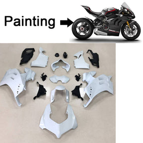 Amotopart Kit carena nera per Ducati Panigale 20-21 V4/V4S &amp; 21-22 V4SP &amp; 19-22 V4R