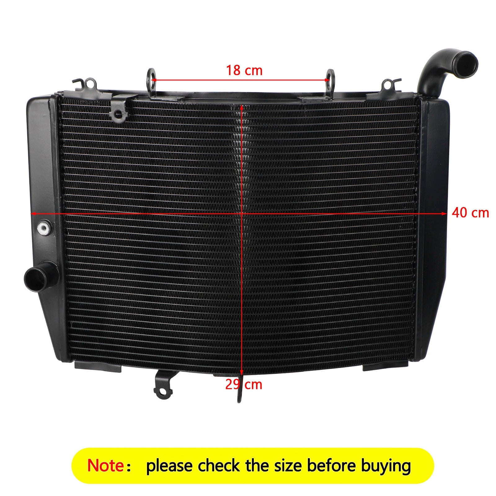 Aluminum Radiator Cooling Cooler For Honda F5 CBR600RR CBR 600RR 2007-2022 Generic