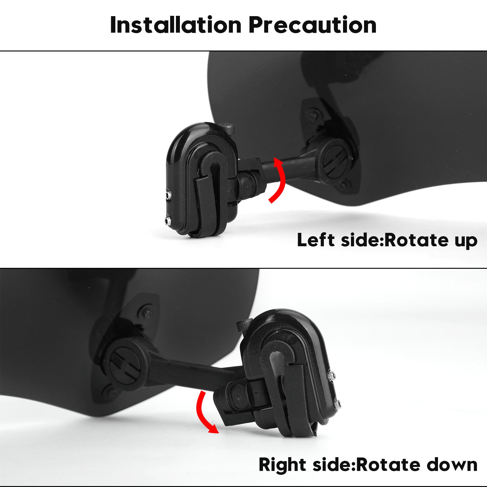 Verstellbarer Clip-on-Windschutzscheiben-Verlängerungs-Spoiler-Windabweiser für Motorrad