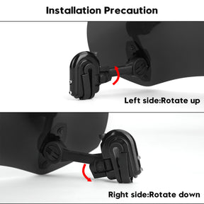 Adjustable Clip On Windshield Extension Spoiler Wind Deflector Motorcycle