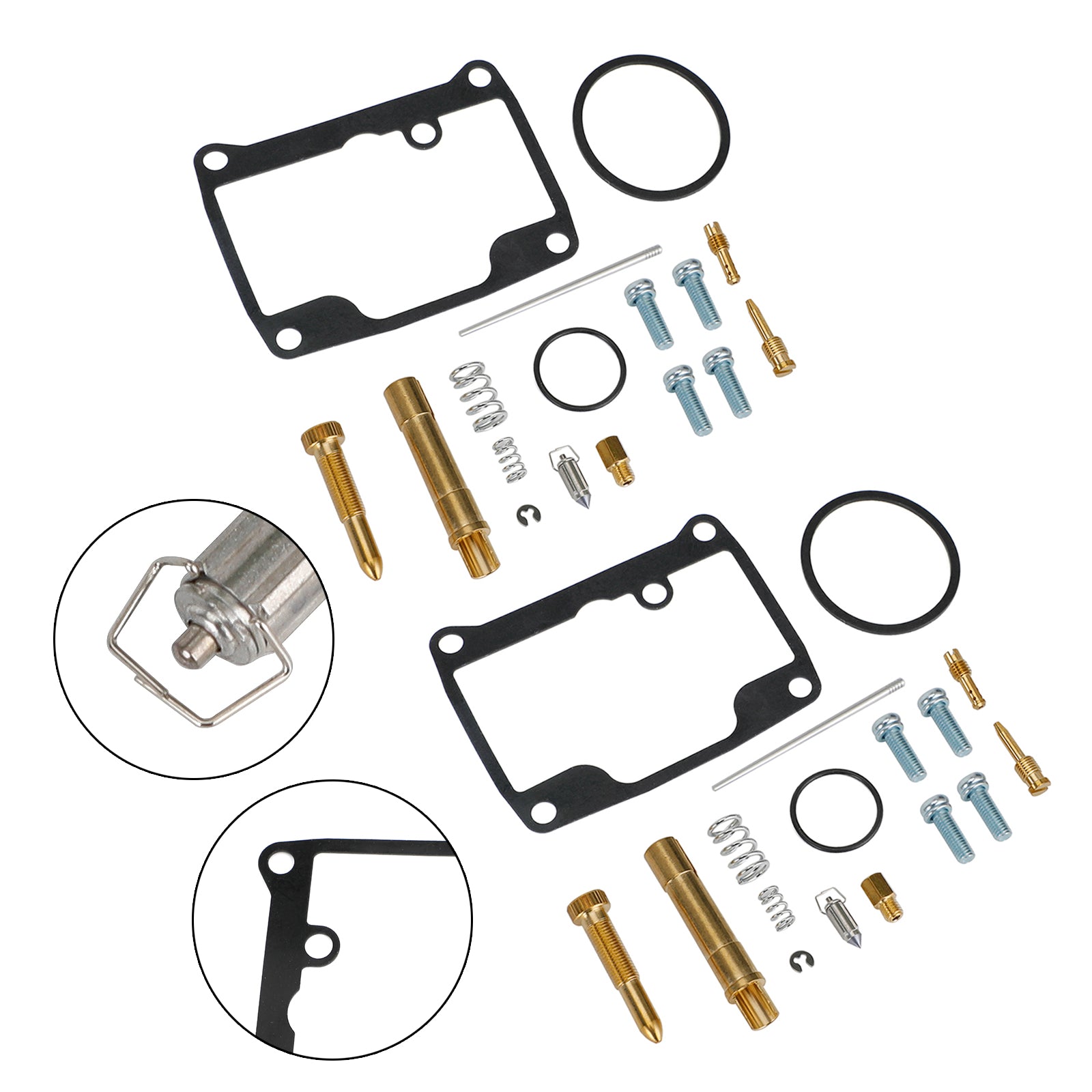 2X Carburetor Rebuild Repair Kit fit for MIKUNI VM34-619 Russian Mechanics RMZ-640