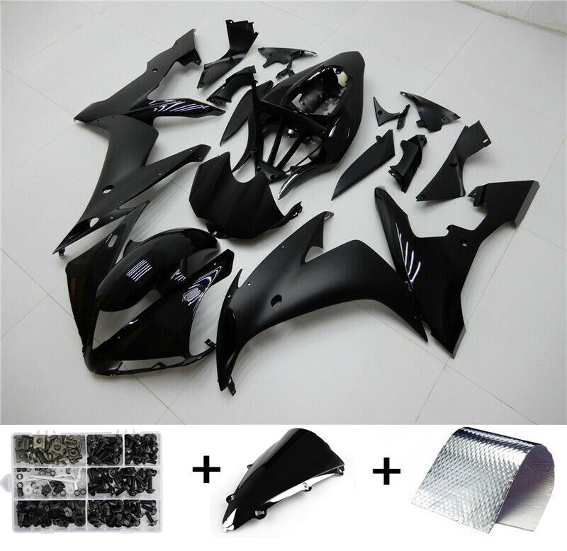 Amotopart 2004–2006 Yamaha YZF R1 Verkleidung, glänzend mattschwarzes Verkleidungsset