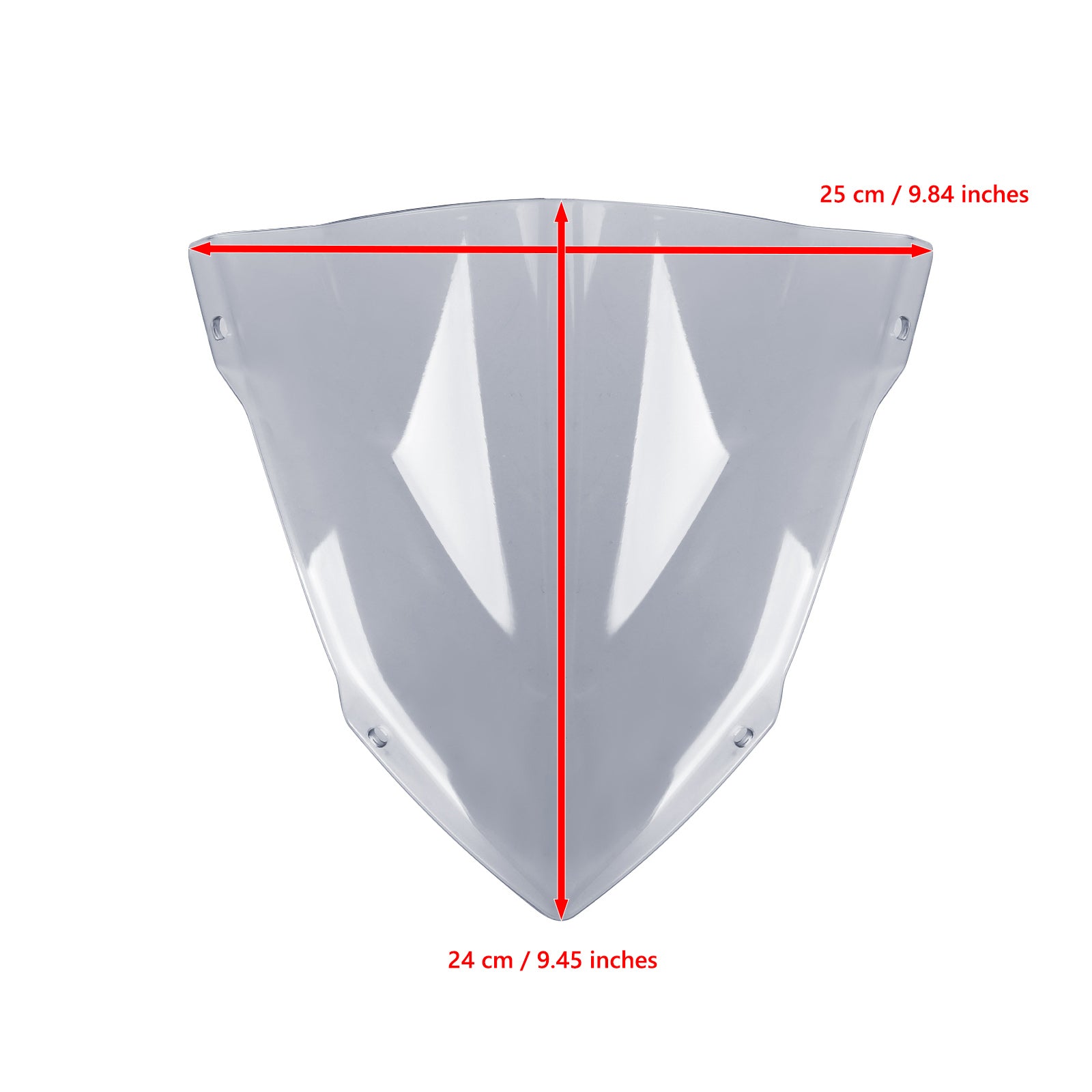 ABS-Motorrad-Windschutzscheibe, passend für Yamaha MT-07 MT07 2018–2020