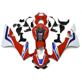 Amotopart 2017-2023 Honda CBR1000RR Kit de carenado rojo y blanco Style6