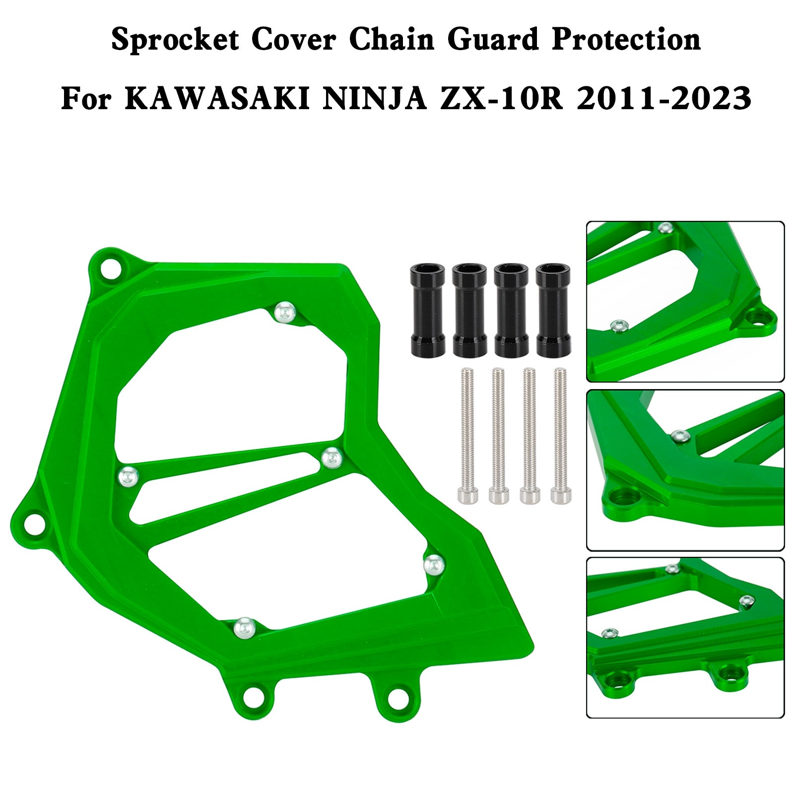 Front Sprocket Cover Chain Guard For KAWASAKI Ninja ZX-10R ZX10R 2011-2023