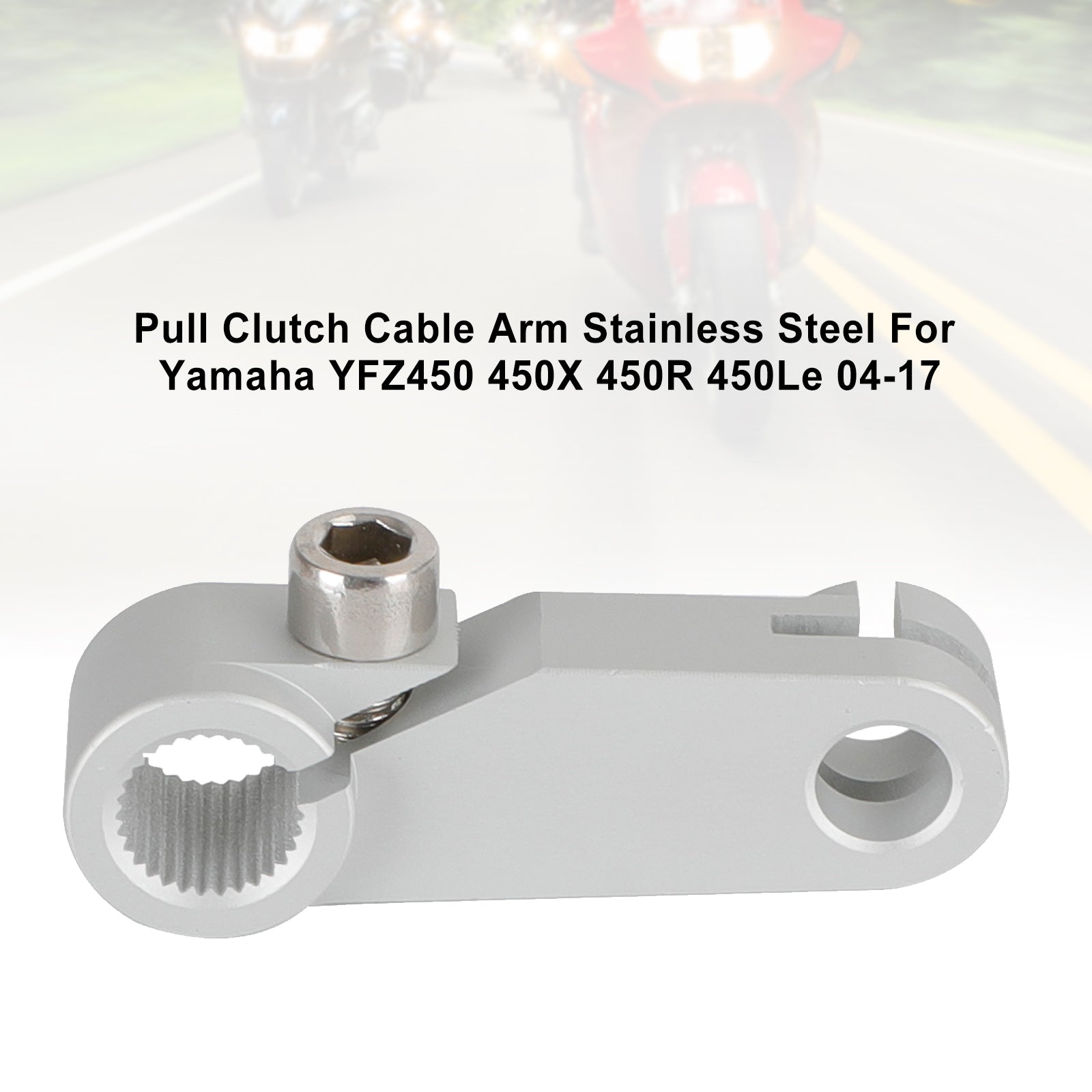 Tirare il braccio del cavo della frizione in acciaio inossidabile per Yamaha Yfz450 450X 450R 450Le 04-17 Generico