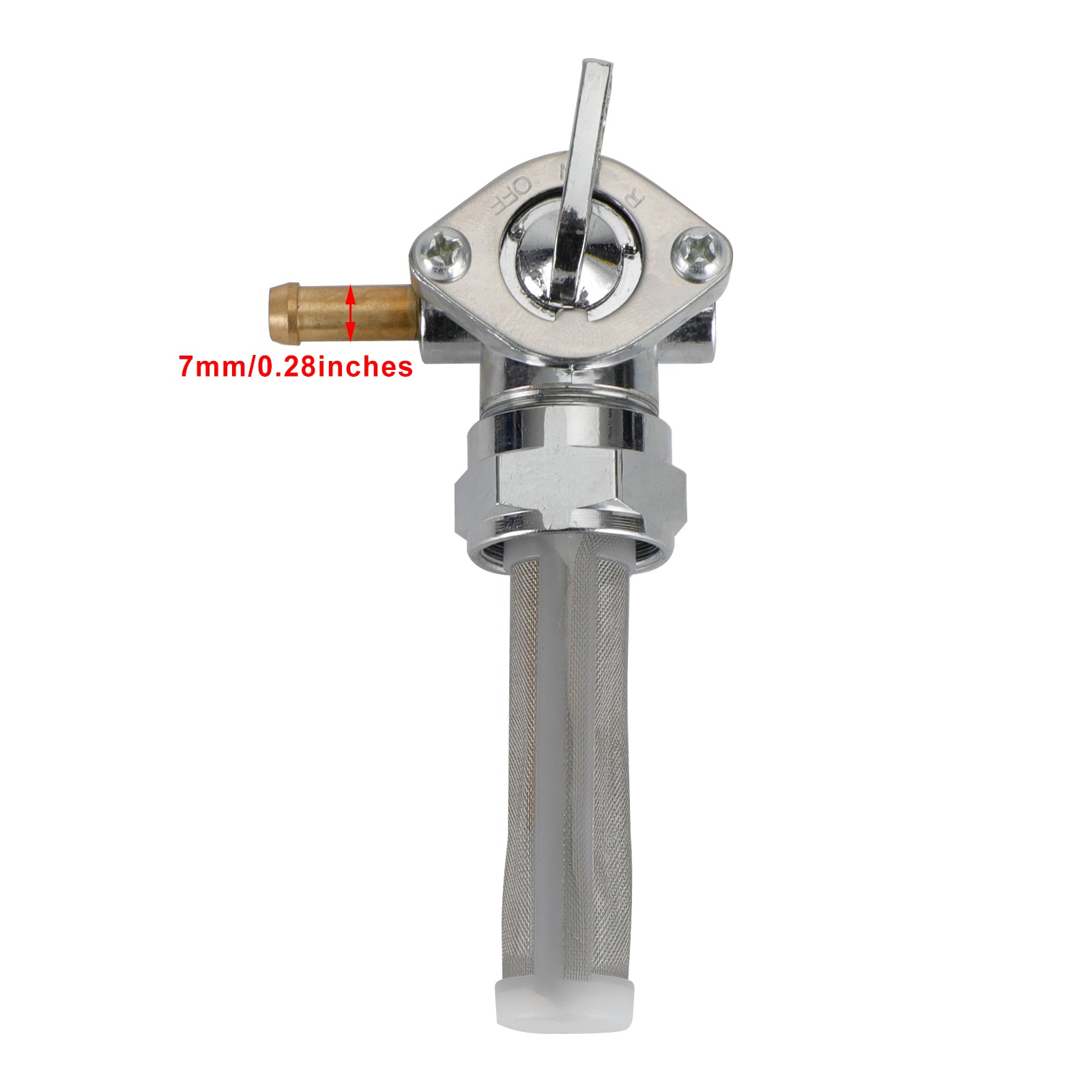 Gas Tank Fuel Cock Valve Petcock fit for FLHS FLHTC Touring 1989-90 FLST 86-90 Generic