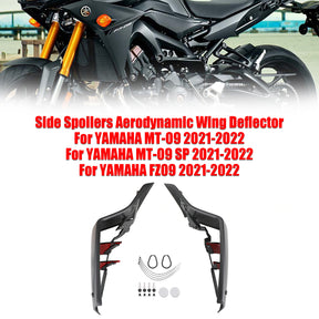 Spoiler laterali Deflettore aerodinamico per YAMAHA MT-09 SP FZ09 2021-2022