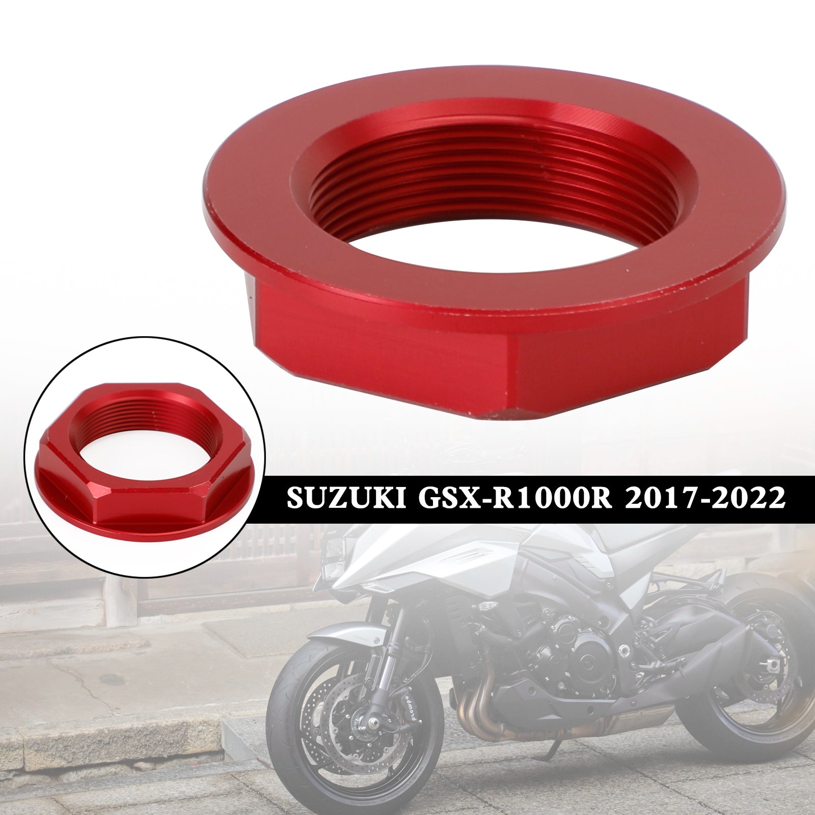 Écrou de tige de direction en billette, pour SUZUKI GSXR 600/750 YZF-R1 ZX6R S1000RR