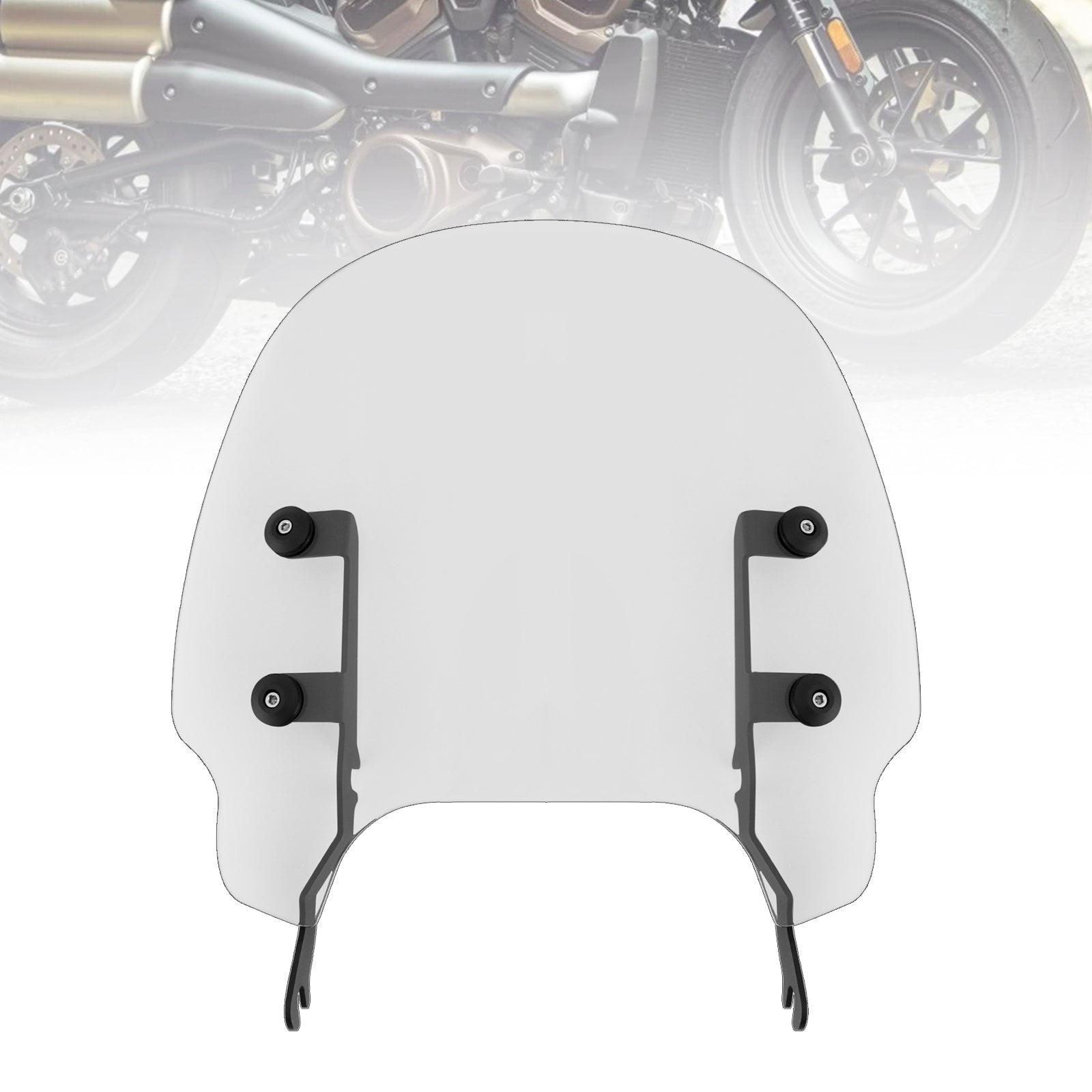 ABS-Motorrad-Windschutzscheibe, passend für Sportster S RH1250 2021–2022