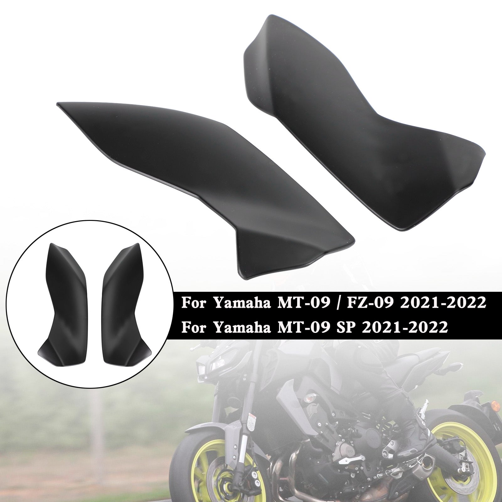 Seitenverkleidung der Scheinwerferverkleidung für Yamaha MT-09 FZ09 MT-09 SP 2021-2022