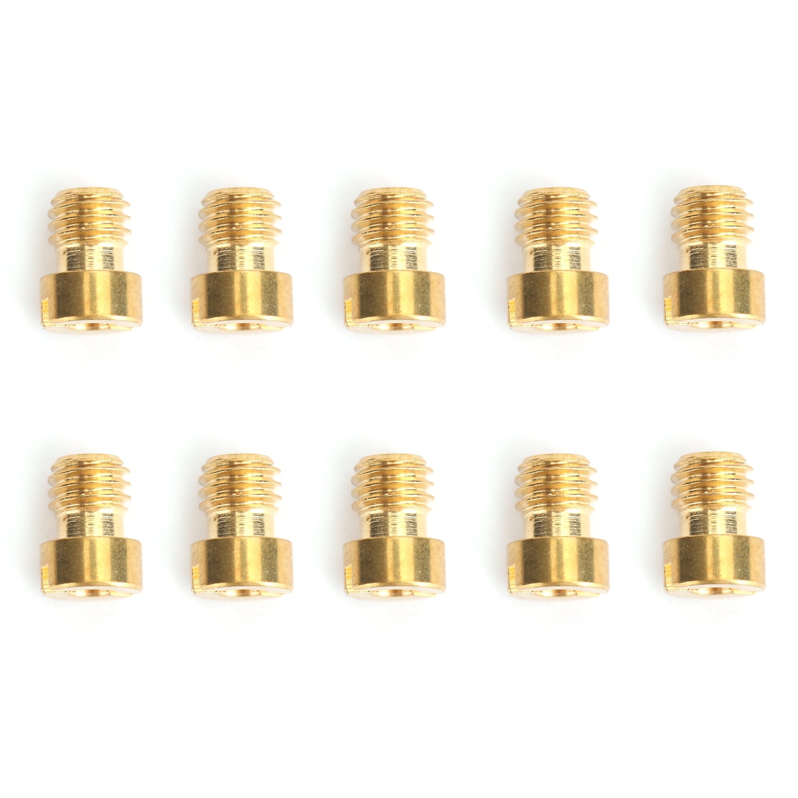 10set Round Head Main Jet 5mm 82-105 For GY6 Motorcycle Scooter Carburetor PZ19