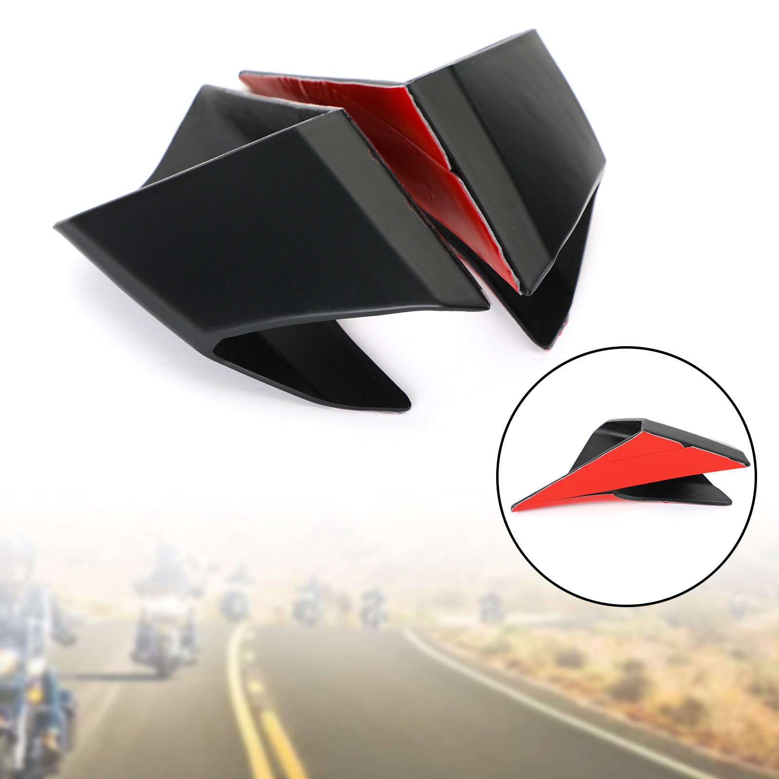 Front Fairing Winglets Side Wing Protection Cover fit for Honda CBR650R 19-2021 Generic