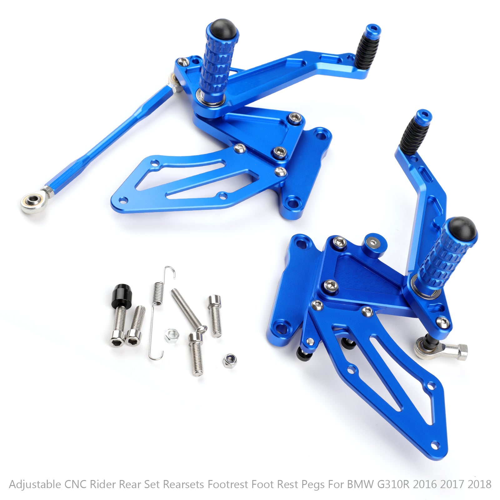 CNC Alu Rearsets Footpegs Fit for BMW G 310 R 2016 - 2019 (G310R K03)