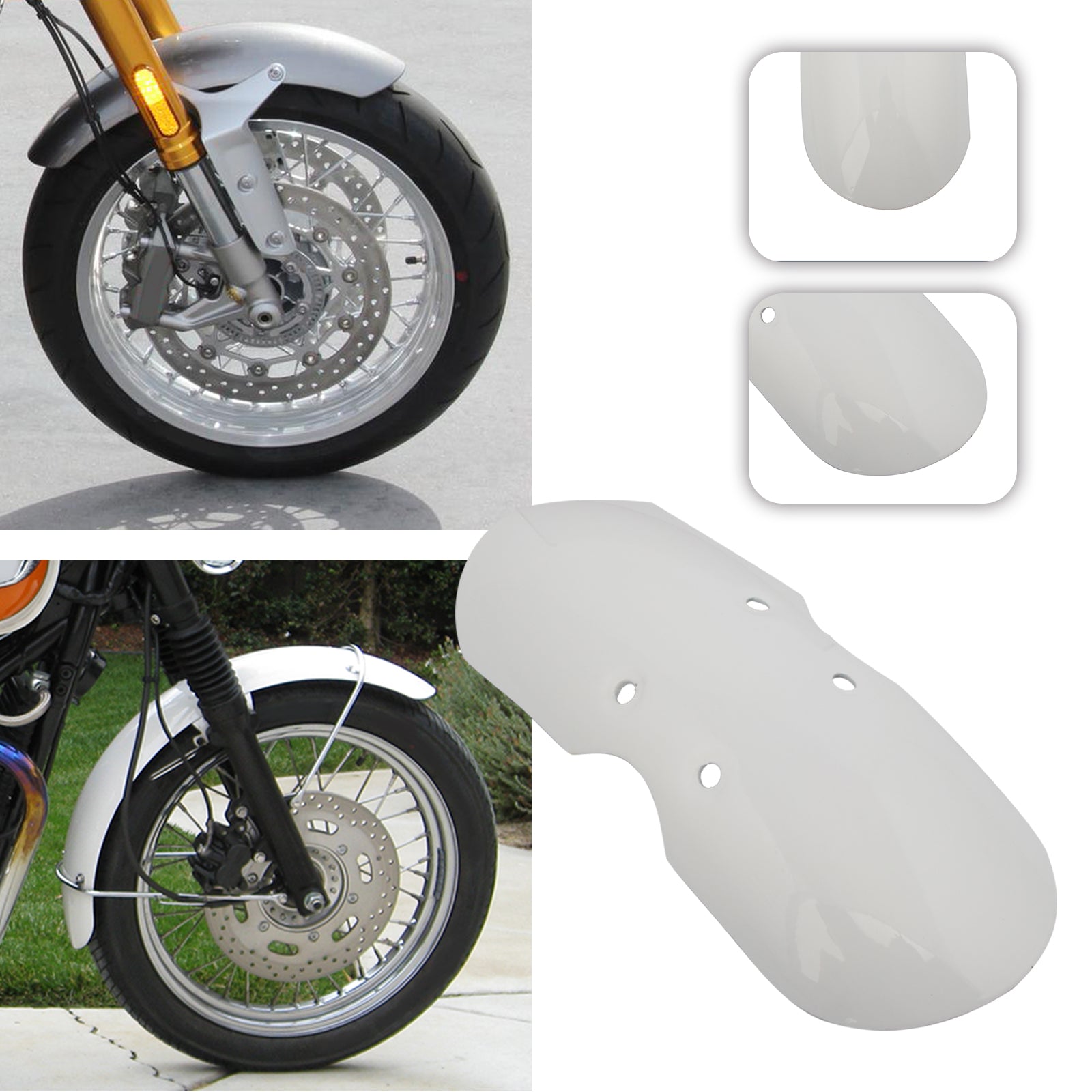 Front Fender Mudguard For Bonneville T100 Scrambler Thruxton 2001-2016 Generic