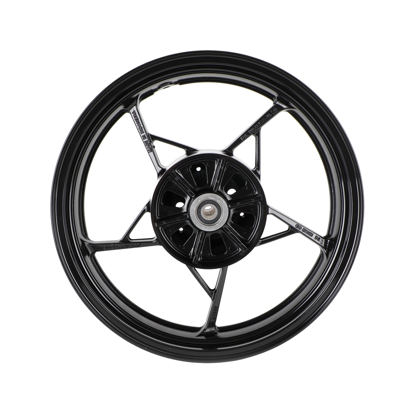 18-23 Kawasaki EX 400 G Ninja 400 / ABS / Z 400 Glossy Black Rear Wheel Rim