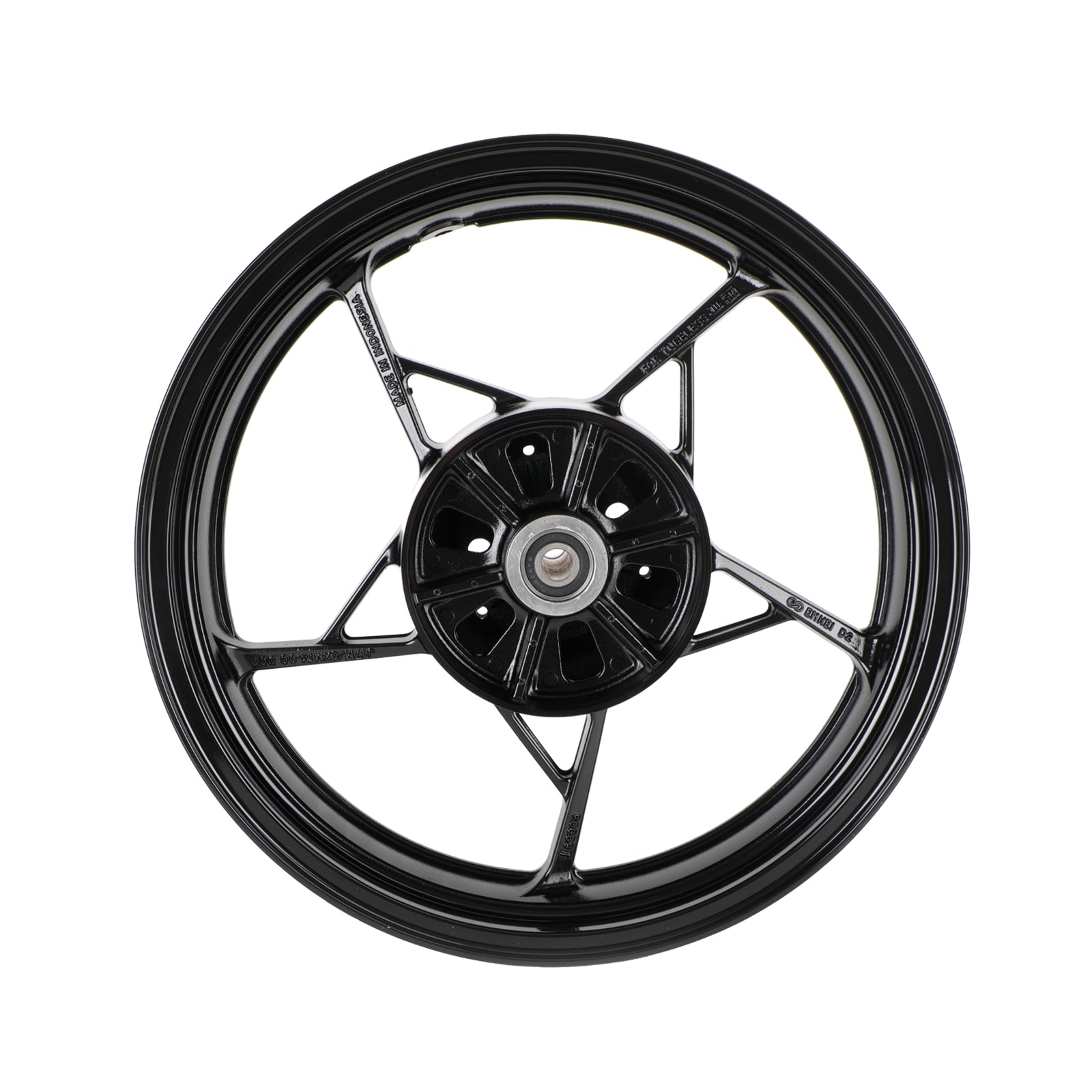 Black Rear Wheel Back Rim For Kawasaki Z400/EX400 Ninja 400/ABS 2018-2022 Generic