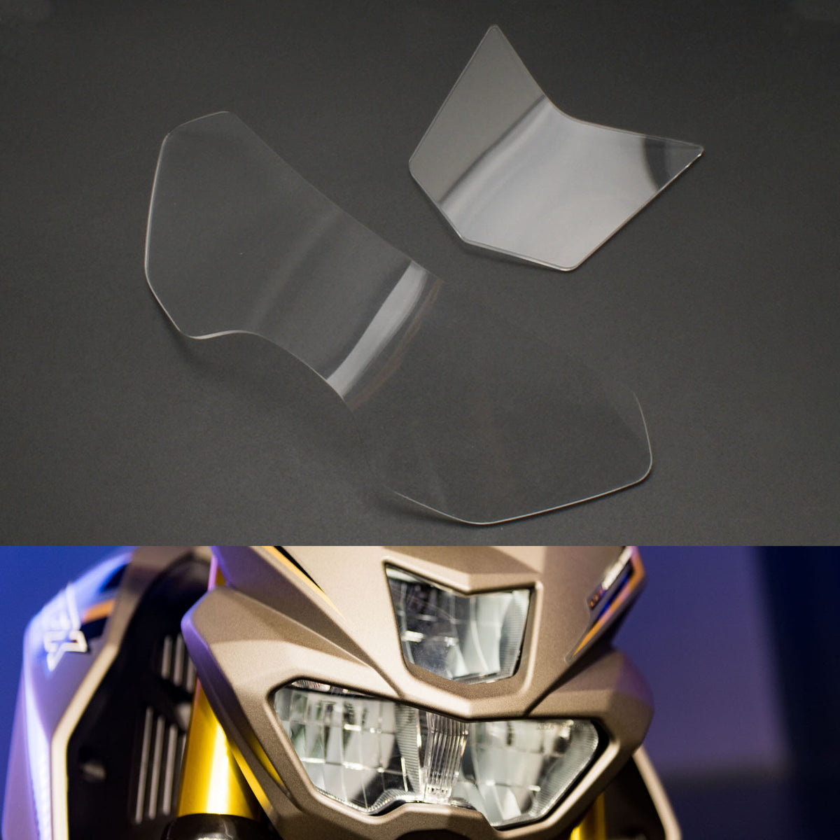 Protezione protezione lente faro anteriore adatta per Yamaha Mt-15 M-Slaz 2016-2018 Smoke generico