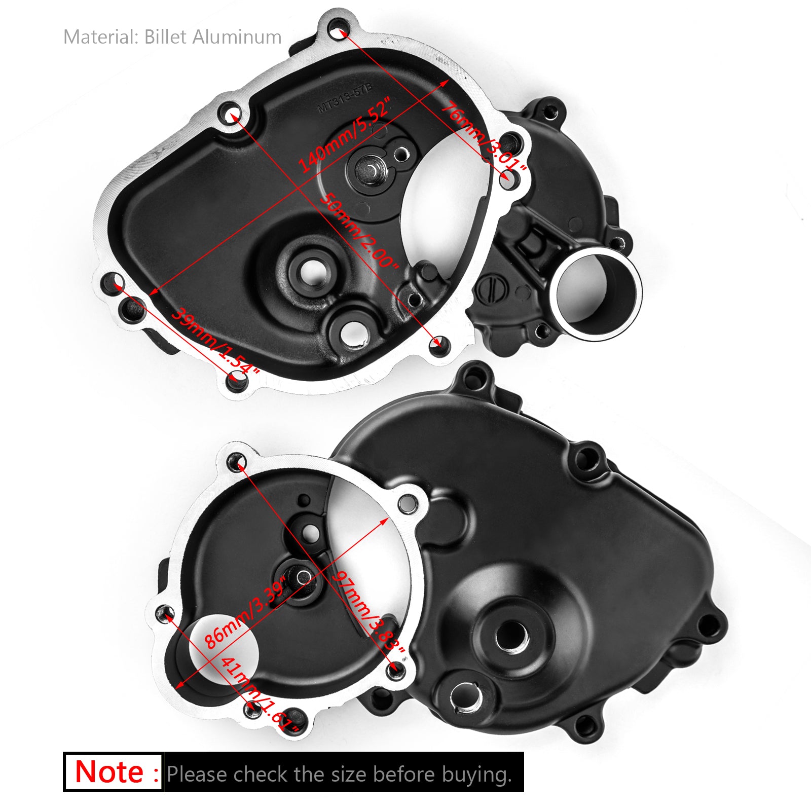 Cubierta del motor del estator del alternador, cárter apto para Kawasaki ZX6R ZX-6R 2009-2011