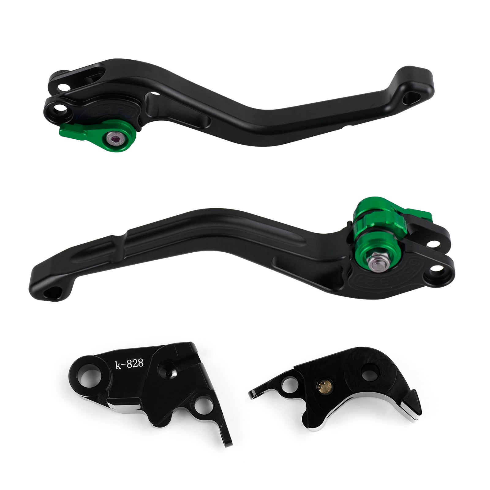 NEUER kurzer Kupplungsbremshebel passend für Kawasaki ZX636R / ZX6RR 2005-2006