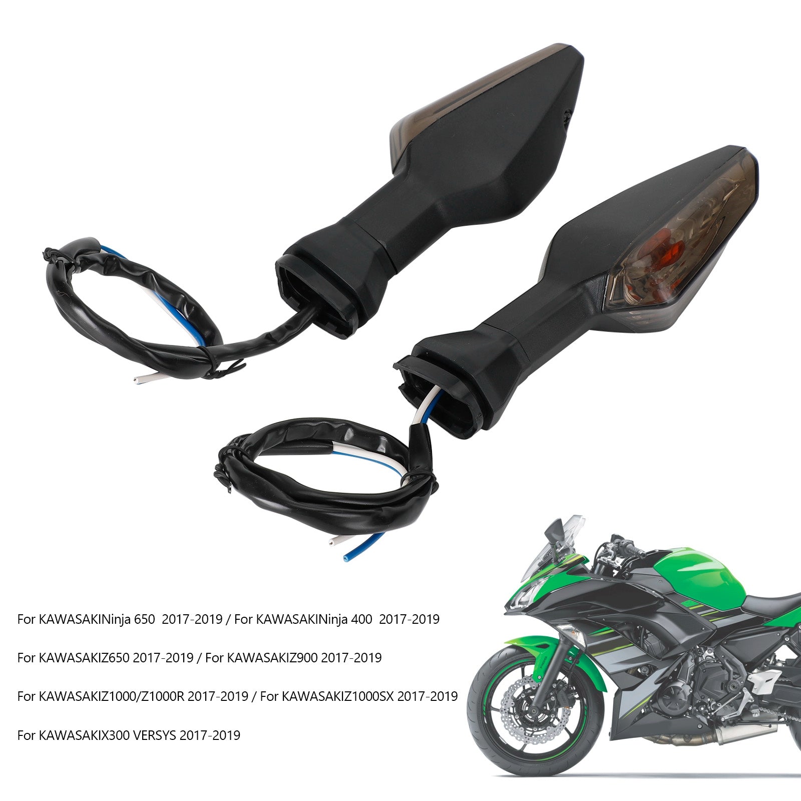 Lámpara indicadora de luz intermitente para Kawasaki Ninja Z400 Z650 Z900 Z1000 Z1000SX