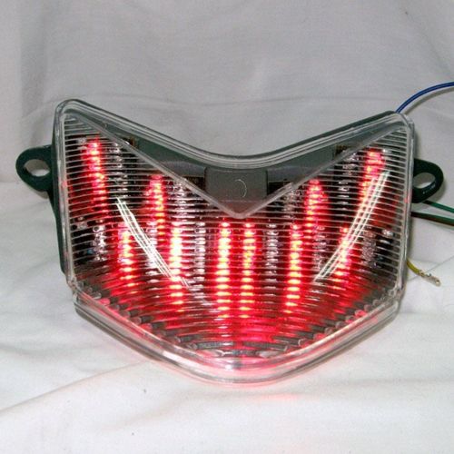 Motorcycle LED TailLight for Kawasaki ZX-10R 06-07 ZX-6R 636 750S 05-06 Clear