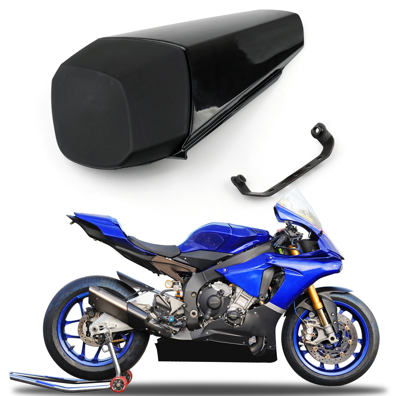 15-24 Yamaha YZF-R1 R1 Housse de capot de siège arrière pour passager